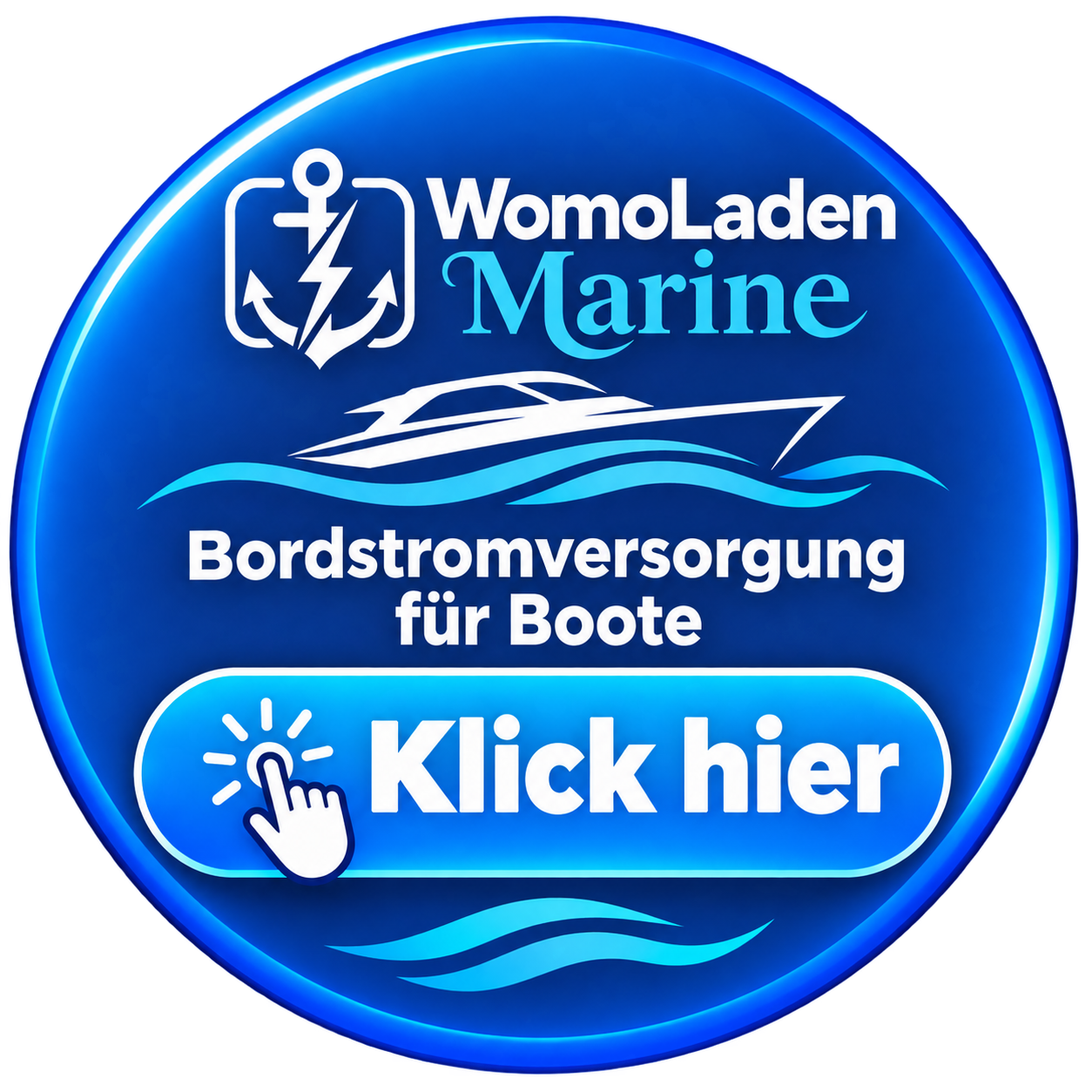 WomoLaden Marine – Stromversorgung für Boote und Yachten: 5 kW Alltag, 1 kW Notstrom für Navigation, Funk und Bilgenpumpe